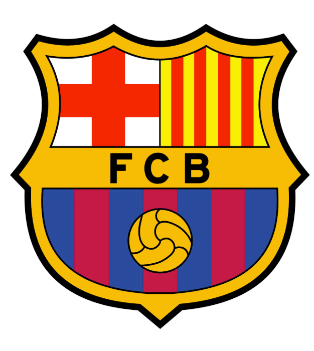 Barcelona soccer custom shape 2-layer Acrylic Keychain